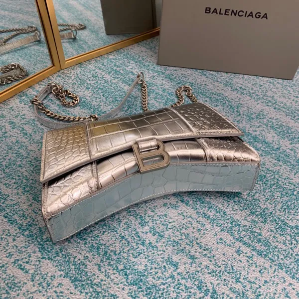 Rep BALENCIAGA  HOURGLASS CHAIN BAG 0113