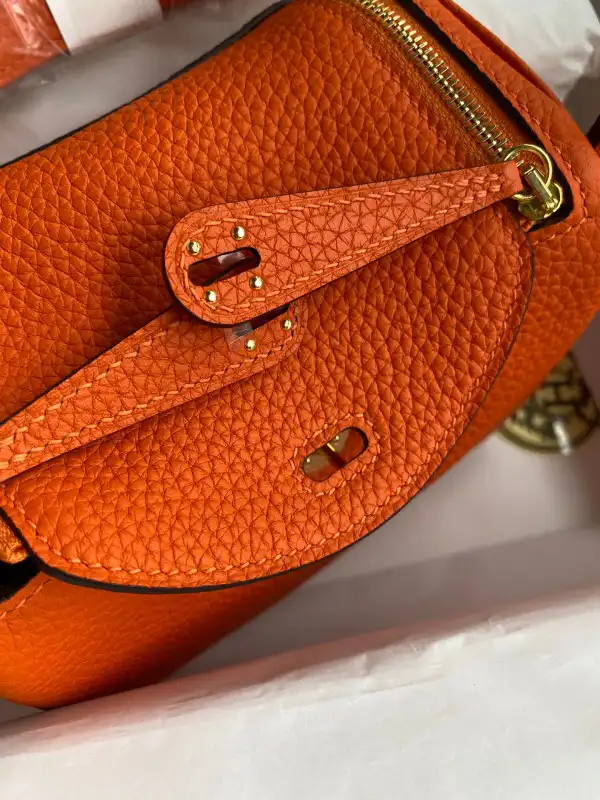 Affordable HERMES LINDY MINI HANDMADE 0126