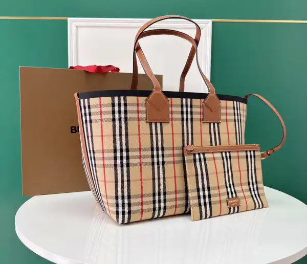 Affordable BURBERRY Medium London Tote-51.3*18.5*29CM 0125