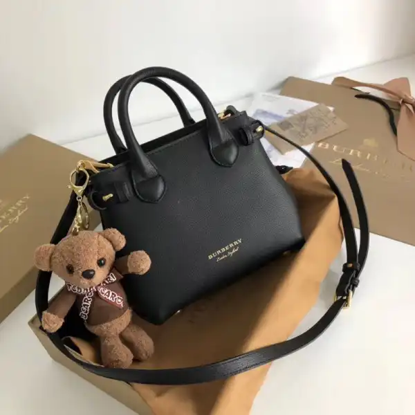 Rep Burberry The Baby Banner in Leather and House Check 0125