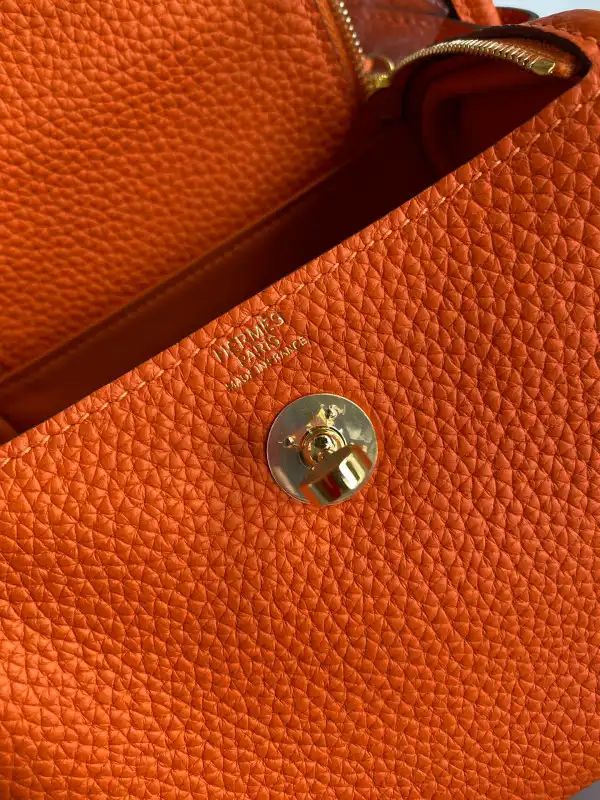 Affordable HERMES LINDY MINI HANDMADE 0126