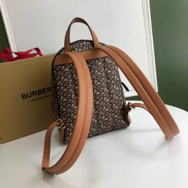 Rep BURBERRY TMONOGRAM STRIPE PRINT E-CANVAS BACKPACK 0125