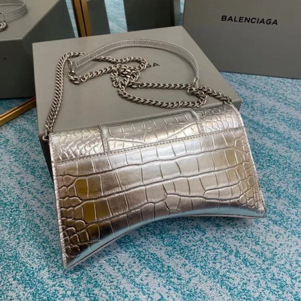 Rep BALENCIAGA  HOURGLASS CHAIN BAG 0113