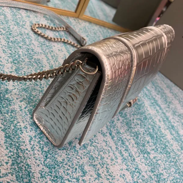 Rep BALENCIAGA  HOURGLASS CHAIN BAG 0113