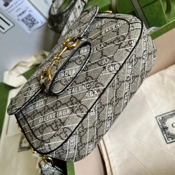 Cheap GUCCI X BALENCIAGA Horsebit 1955 mini bag 0113