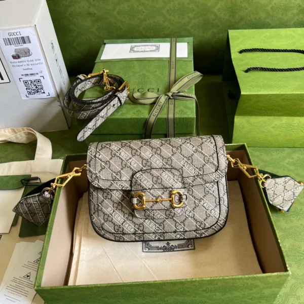 GUCCI X BALENCIAGA Horsebit 1955 mini bag 0113