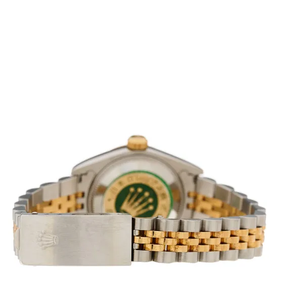 Affordable ROLEX Stainless Steel 18K Yellow Gold 26mm Oyster Perpetual Datejust Watch Champagne 69173 0115