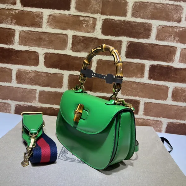 Rep Gucci Small top handle bag with Bamboo 0121