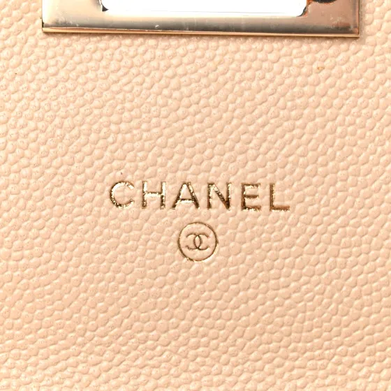 Affordable CHANEL Caviar Quilted Large Golden Class Gusset Flap Wallet Beige 0118