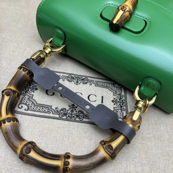 Rep Gucci Small top handle bag with Bamboo 0121