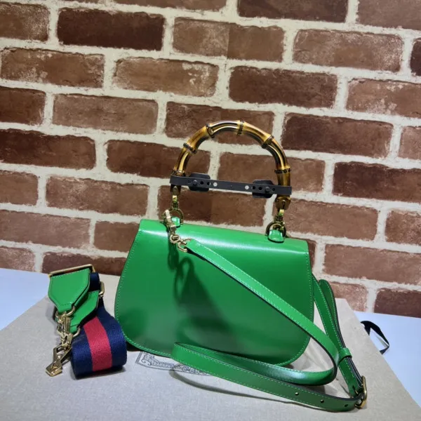 Rep Gucci Small top handle bag with Bamboo 0121