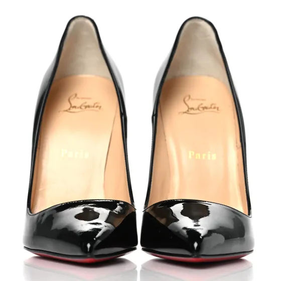 Rep CHRISTIAN LOUBOUTIN Patent So Kate 120 Pumps 38.5 Black 0117