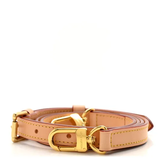 LOUIS VUITTON Vachetta 16mm Adjustable Shoulder Strap 0112