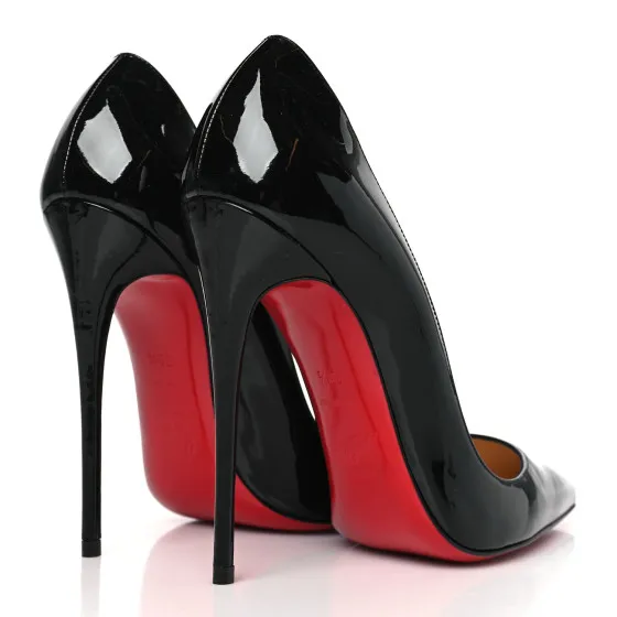 Rep CHRISTIAN LOUBOUTIN Patent So Kate 120 Pumps 38.5 Black 0117