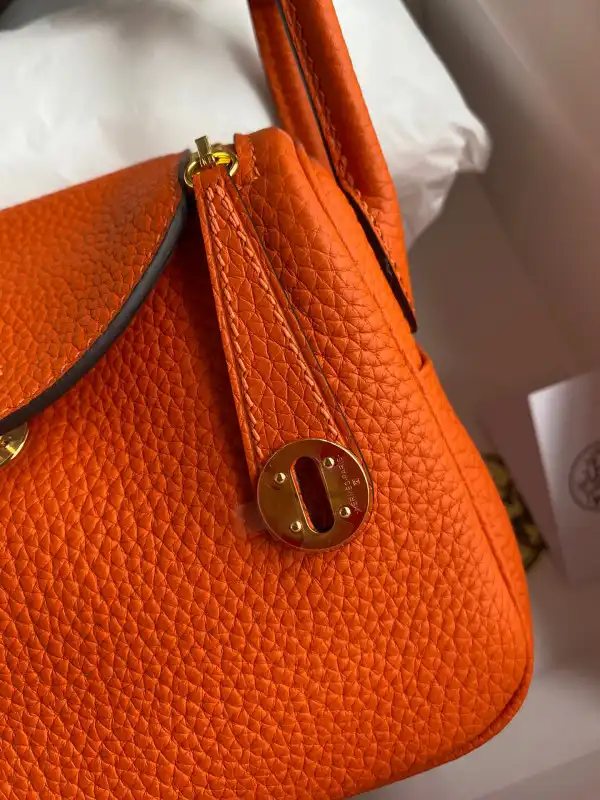 Affordable HERMES LINDY MINI HANDMADE 0126