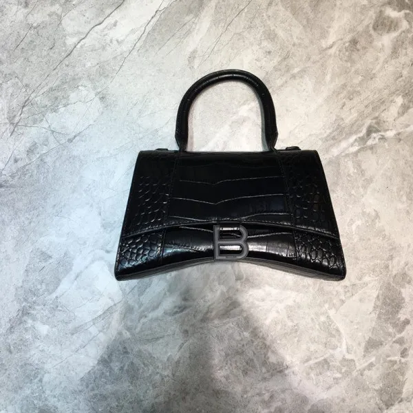 BALENCIAGA HOURGLASS SMALL TOP HANDLE BAG 0113