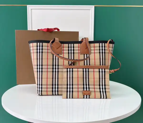 Affordable BURBERRY Medium London Tote-51.3*18.5*29CM 0125