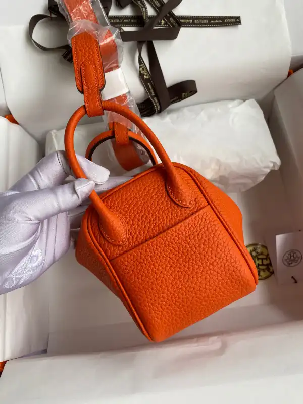 Affordable HERMES LINDY MINI HANDMADE 0126