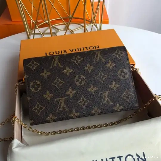 Cheap FLORE VUITTON LOUIS CHAIN WALLET 0217