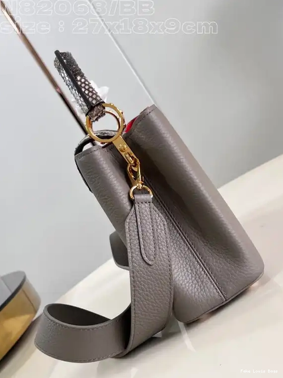 Cheap LOUIS VUITTON BB-27*18*9CM CAPUCINES 0215