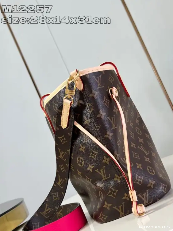 Rep Neverfull Vuitton Bandoulière Inside Out MM-31*28*14cm Louis 0221