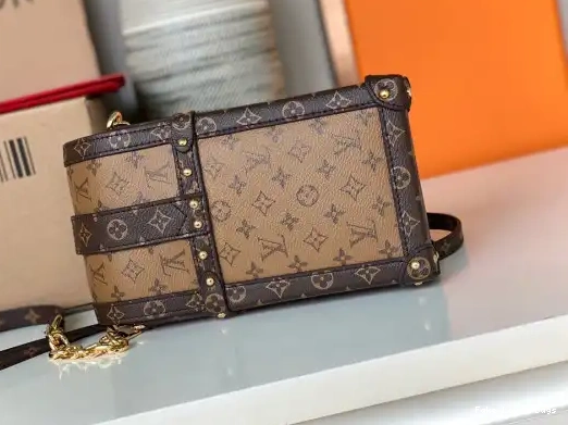 Affordable VUITTON POCHETTE TRUNK LOUIS VERTICAL 0207