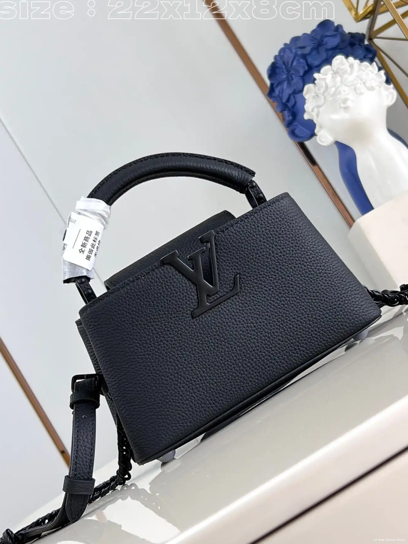 Rep CAPUCINES LOUIS VUITTON MINI-22*12*8CM 0226