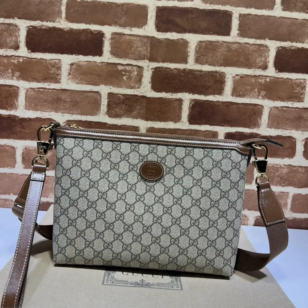 Affordable GUCCI MESSENGER BAG WITH INTERLOCKING G 0204