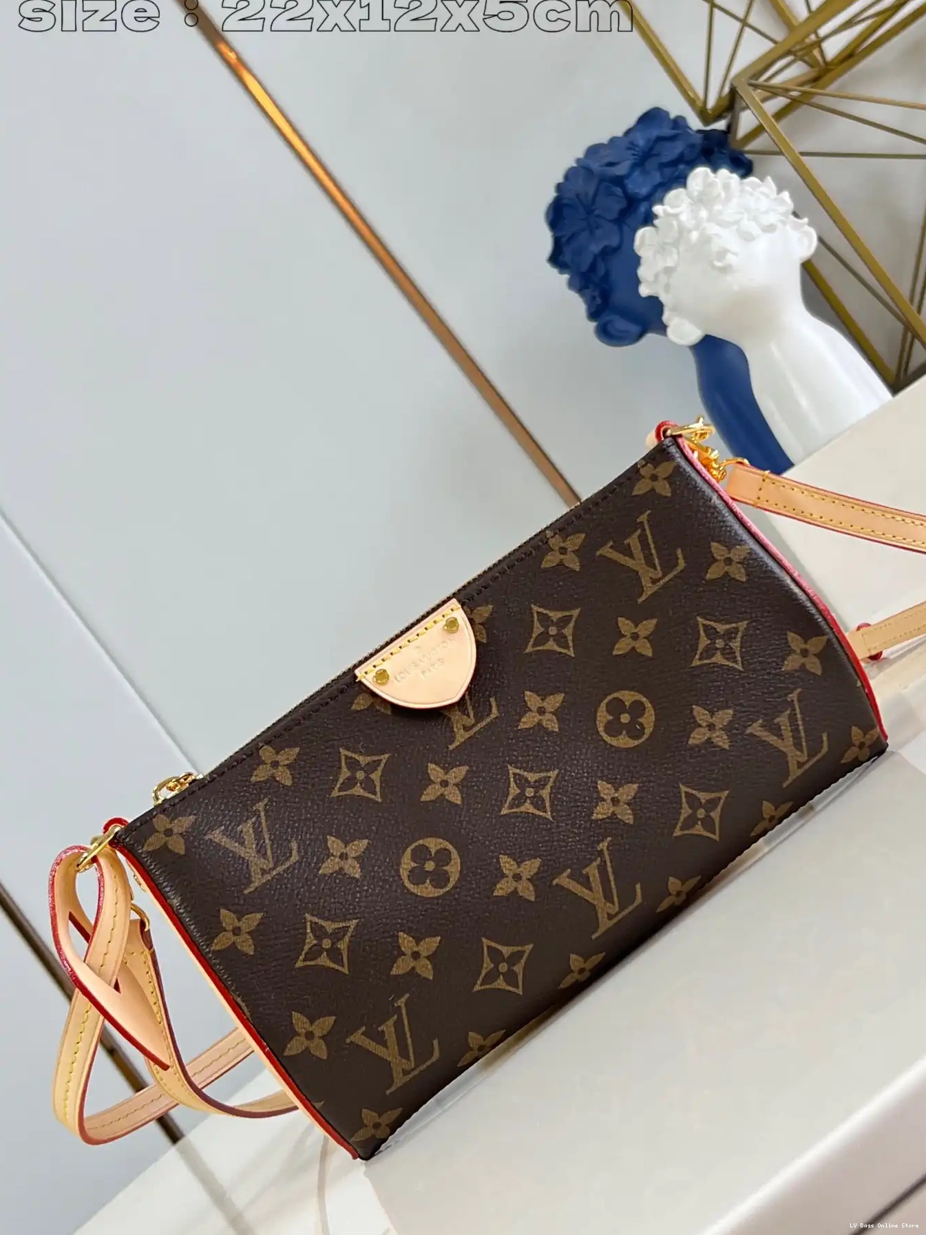 Rep 12 VUITTON Pochette 22 LOUIS - x Tirette x5.5CM 0215