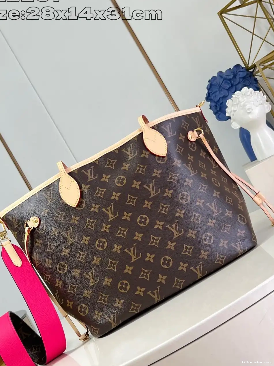 Rep Neverfull Vuitton Bandoulière Inside Out MM-31*28*14cm Louis 0221